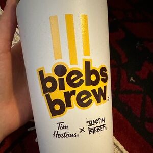 Tim biebs travel cups NEW